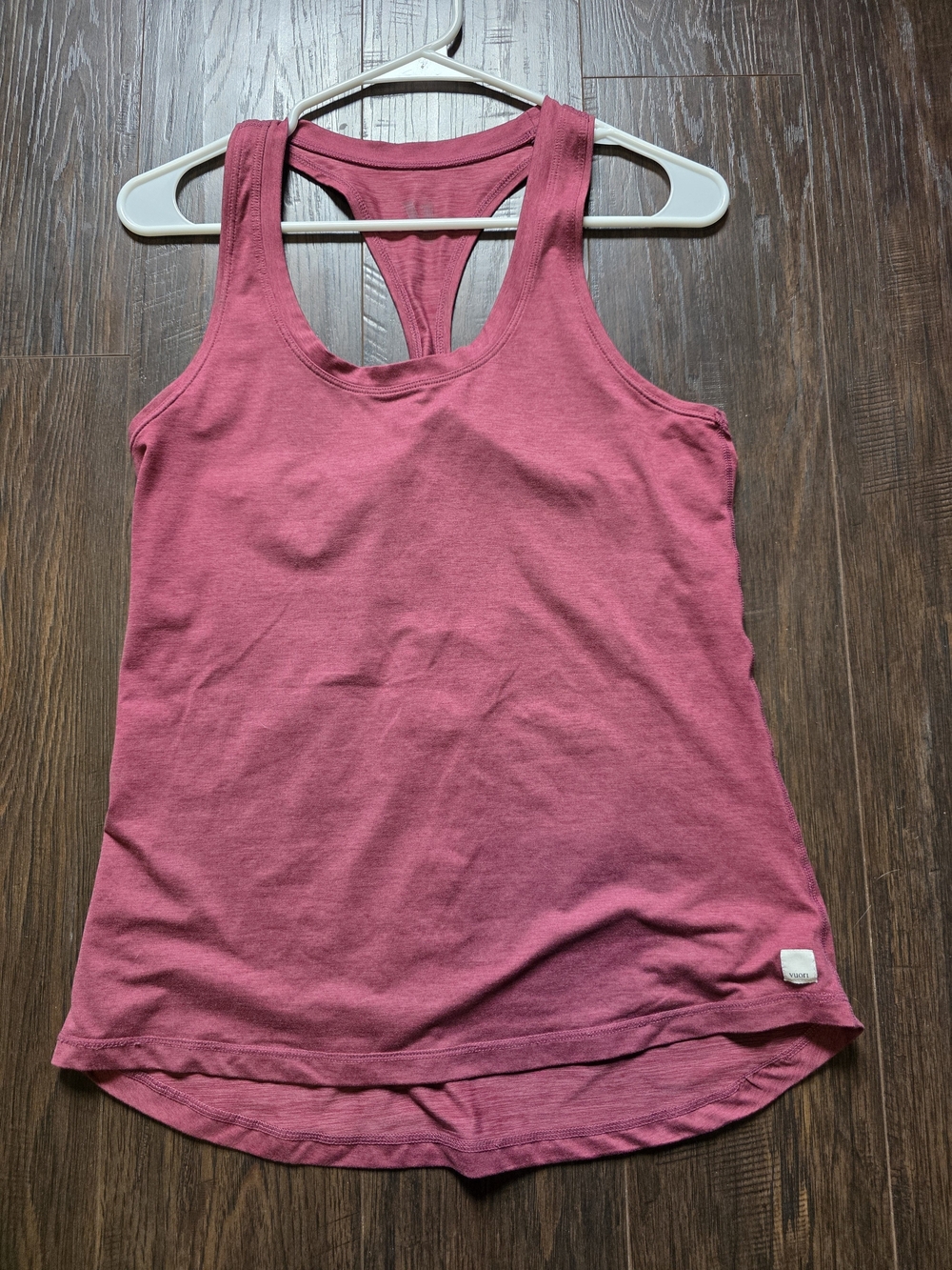 Vuori Women's Racerback Tank Top in Rose Pink
